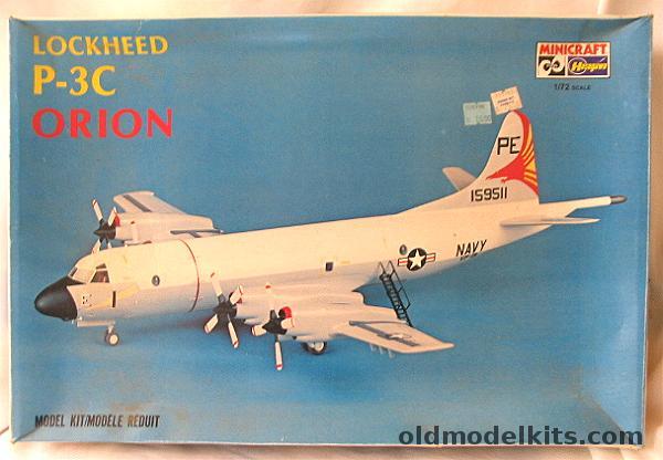 Hasegawa 1/72 P-3C / CP-140 Orion RCAF (Canadian) or US Navy Versions - With Microscale P-3 Decal #2, 1147 plastic model kit